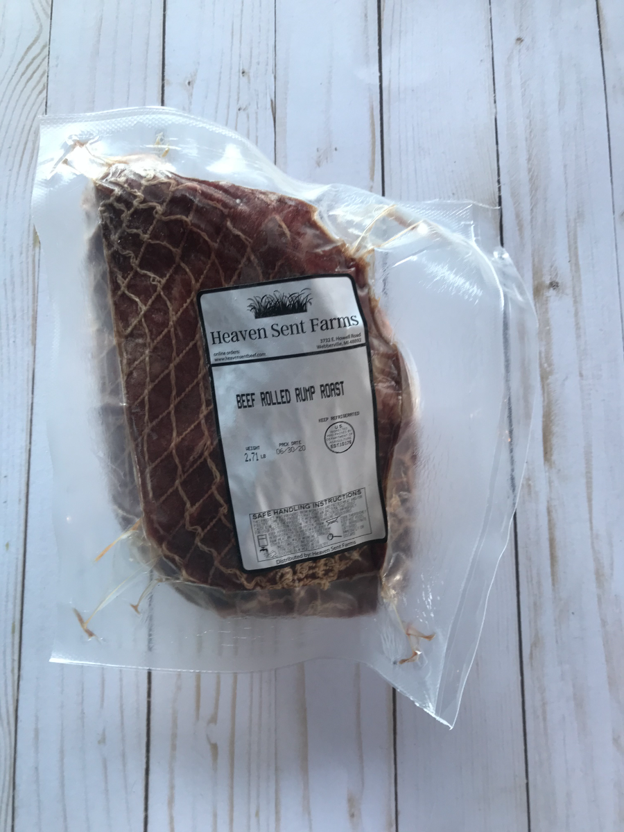 Rolled Rump Roast -Angus Beef (Grass-fed & Finished) | Market Wagon ...